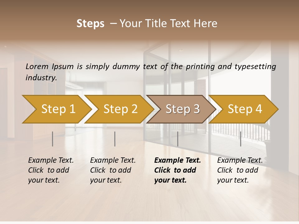 View Parquet Window PowerPoint Template