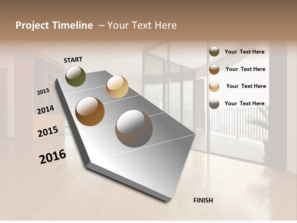 View Parquet Window PowerPoint Template