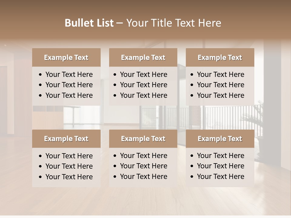 View Parquet Window PowerPoint Template