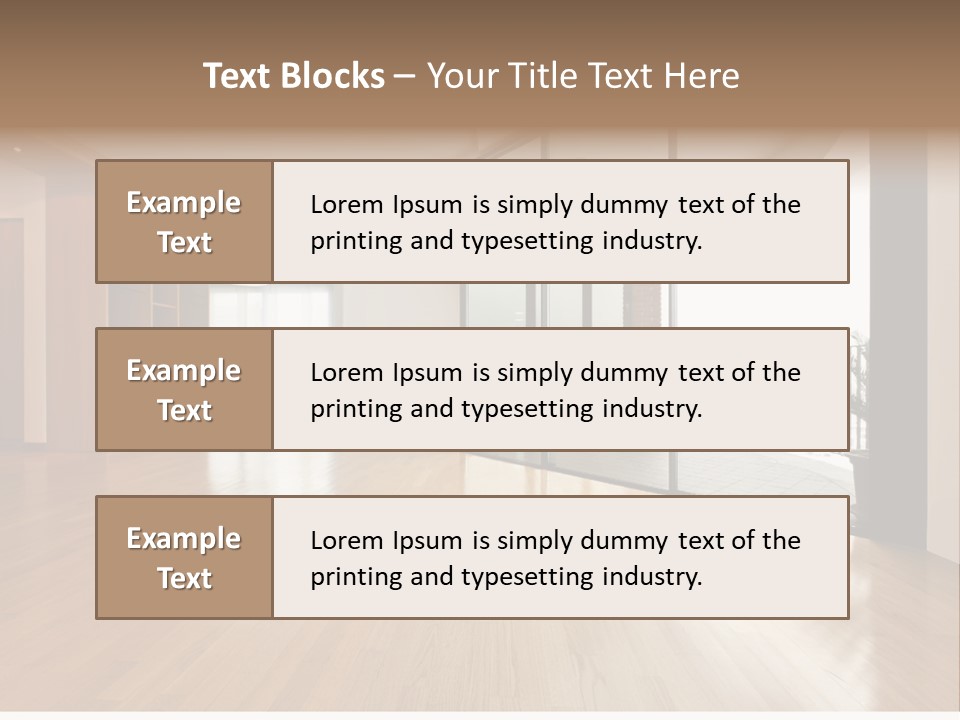 View Parquet Window PowerPoint Template