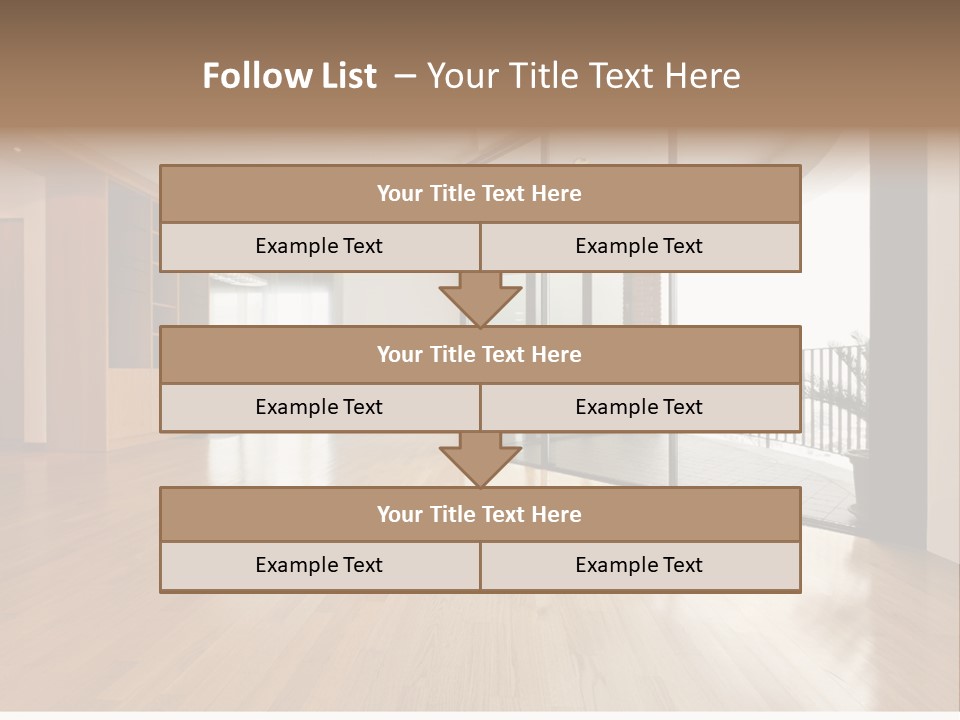 View Parquet Window PowerPoint Template