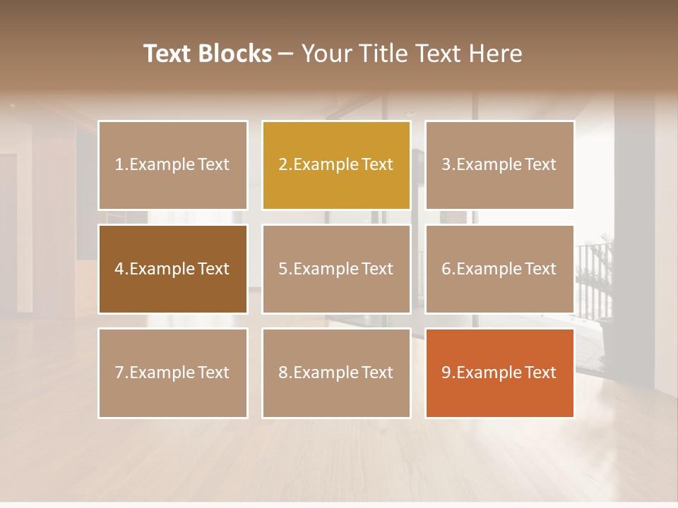 View Parquet Window PowerPoint Template