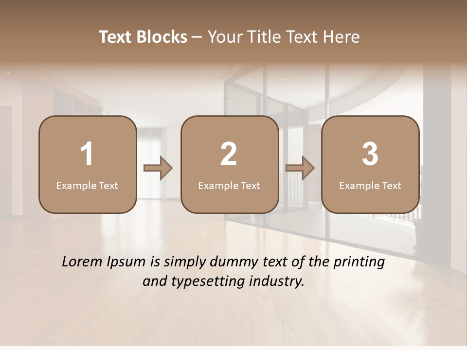 View Parquet Window PowerPoint Template