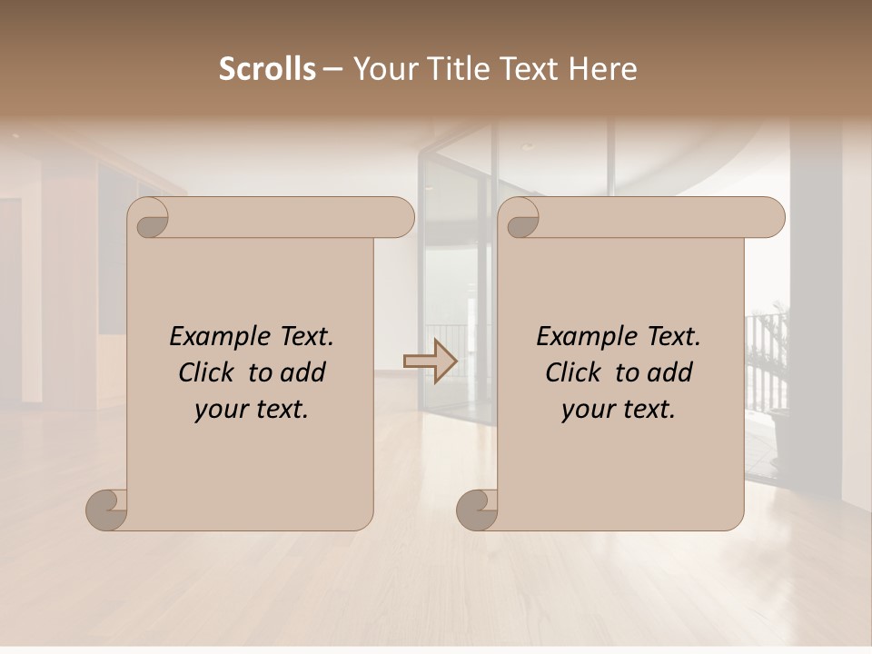 View Parquet Window PowerPoint Template