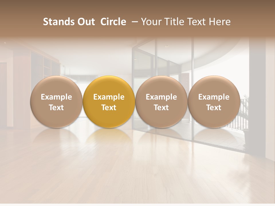 View Parquet Window PowerPoint Template