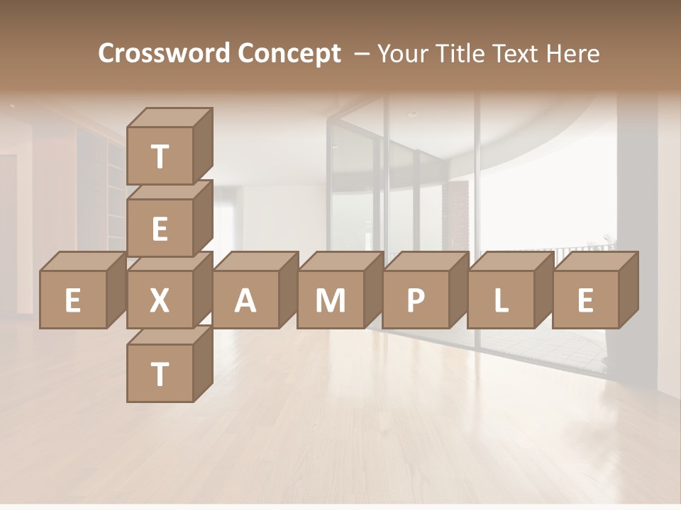 View Parquet Window PowerPoint Template