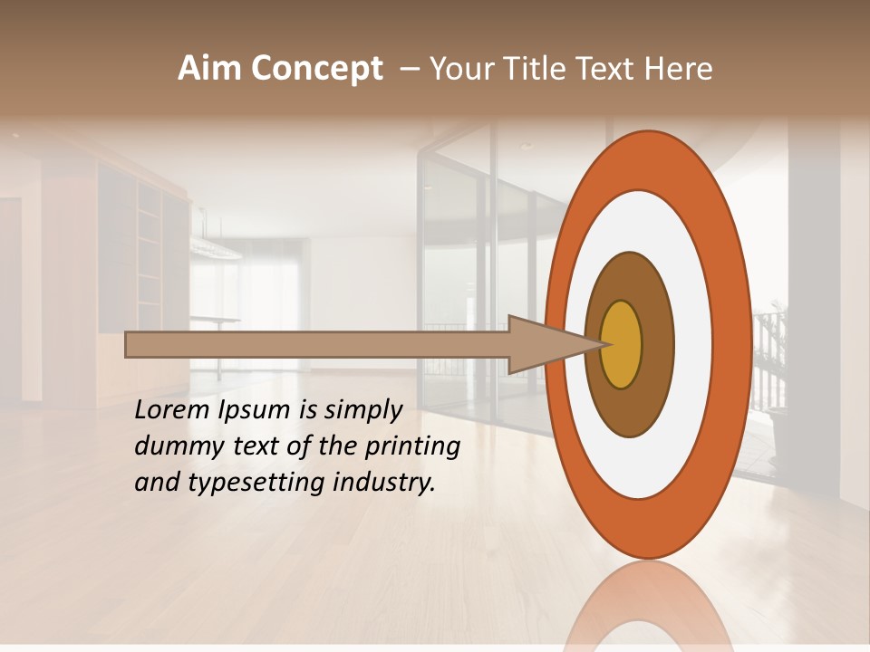 View Parquet Window PowerPoint Template