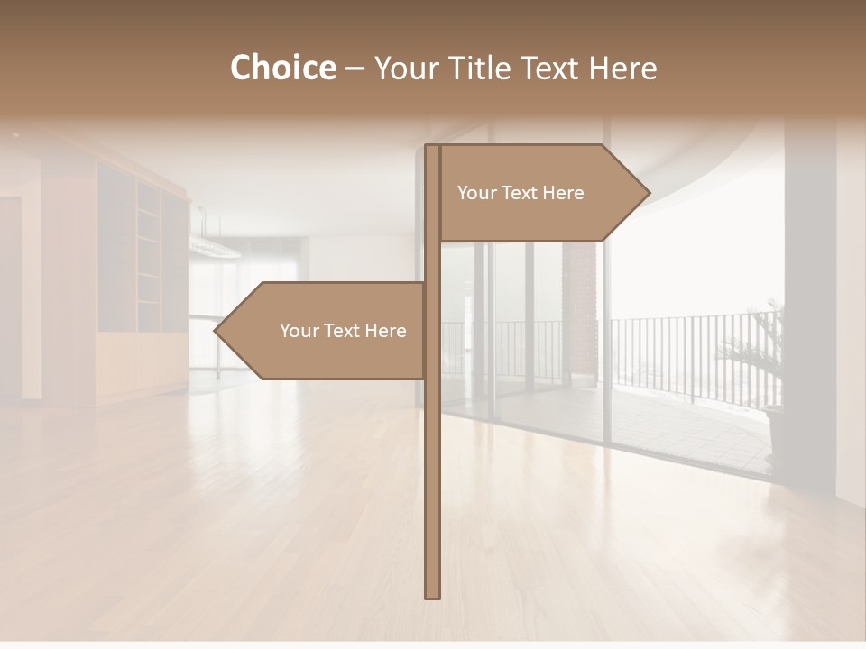 View Parquet Window PowerPoint Template