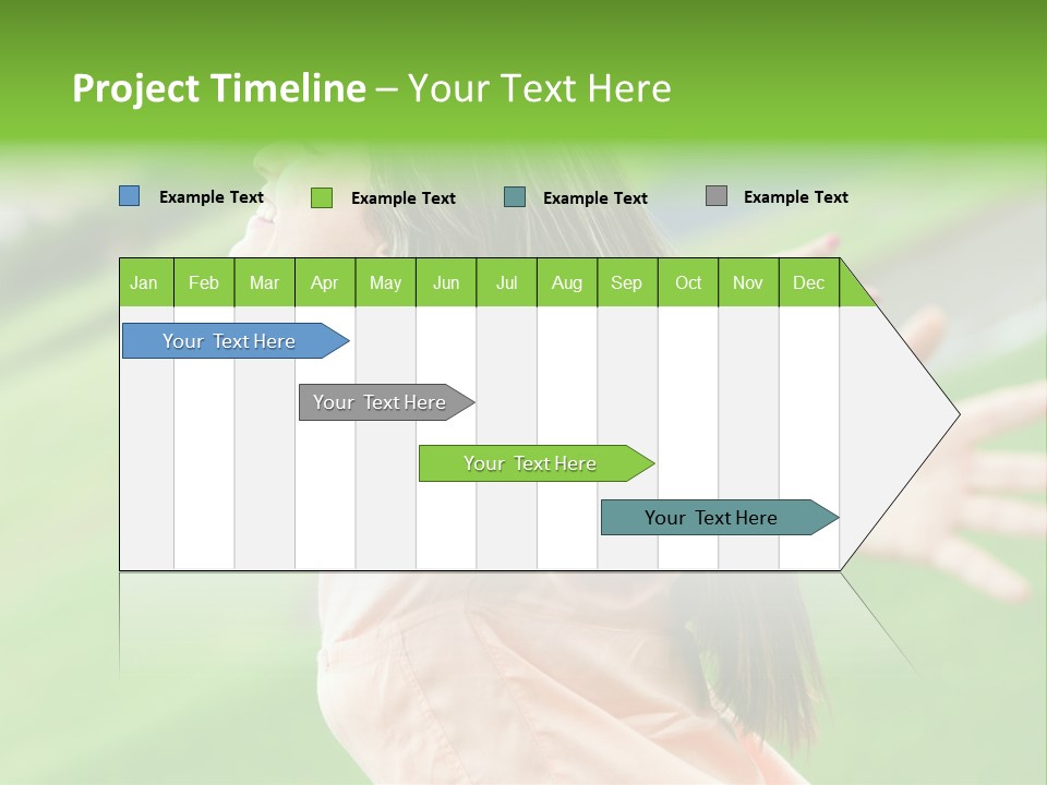 Beautiful Female Emotions PowerPoint Template