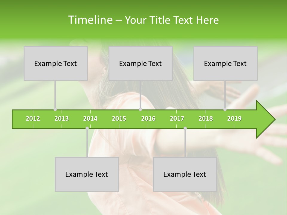 Beautiful Female Emotions PowerPoint Template