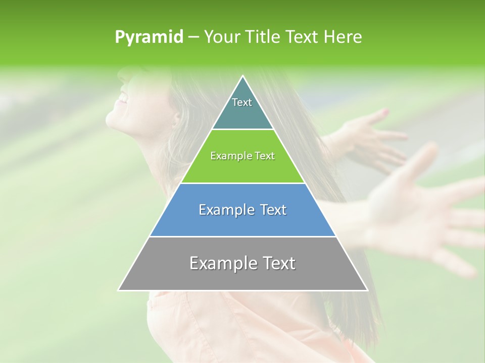 Beautiful Female Emotions PowerPoint Template
