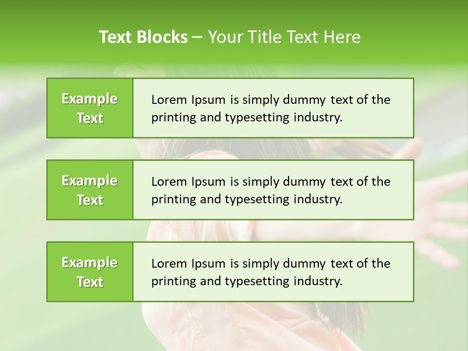Beautiful Female Emotions PowerPoint Template
