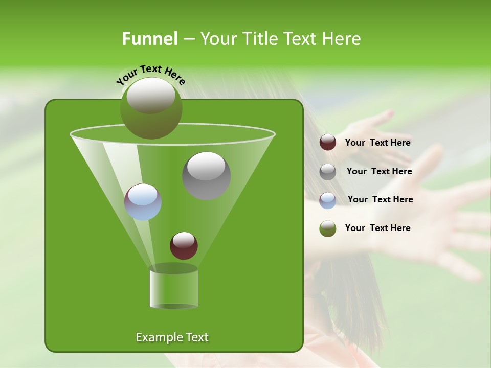 Beautiful Female Emotions PowerPoint Template
