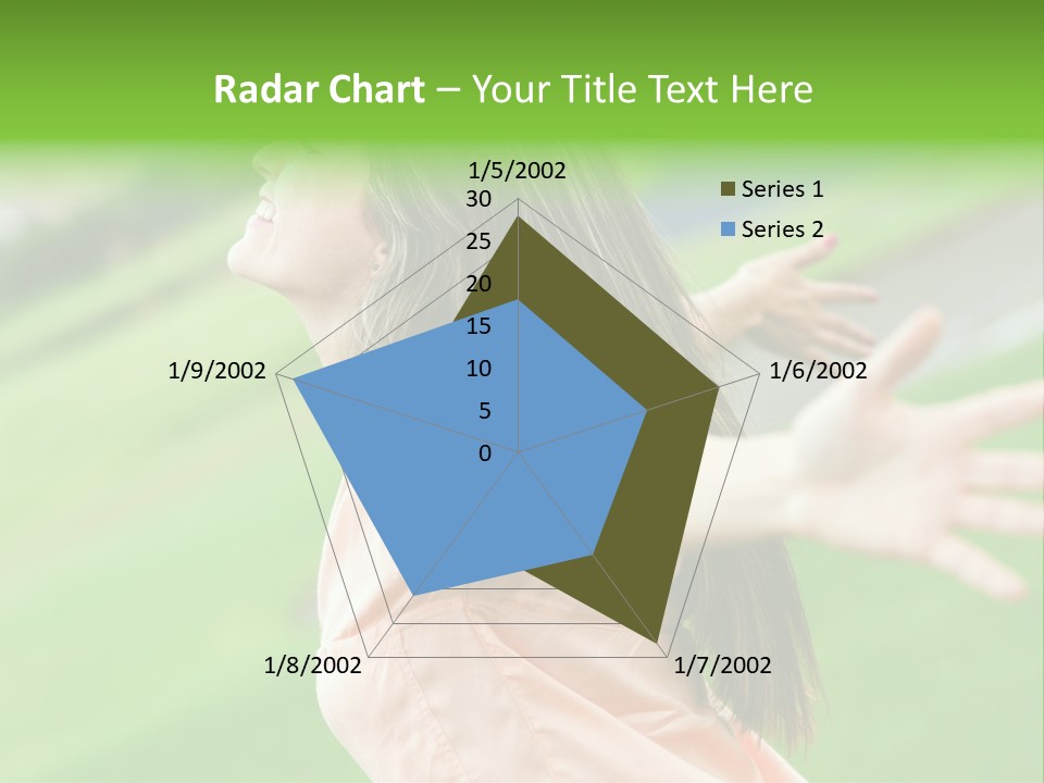 Beautiful Female Emotions PowerPoint Template
