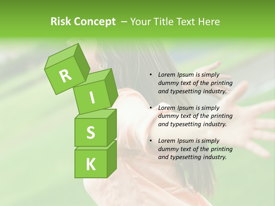 Beautiful Female Emotions PowerPoint Template