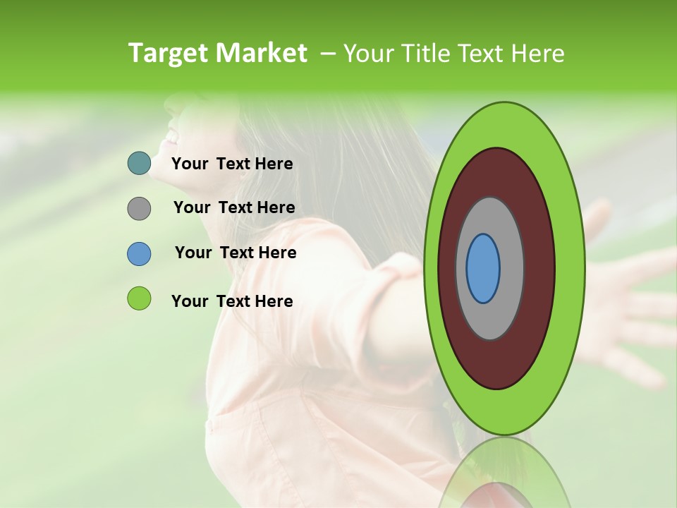 Beautiful Female Emotions PowerPoint Template