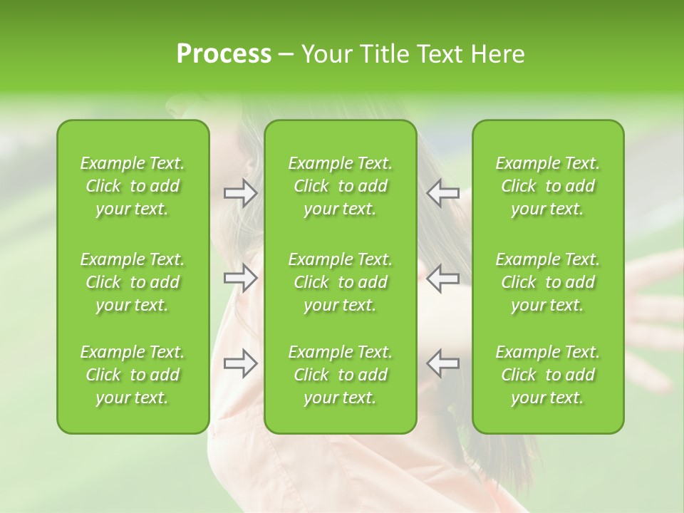 Beautiful Female Emotions PowerPoint Template