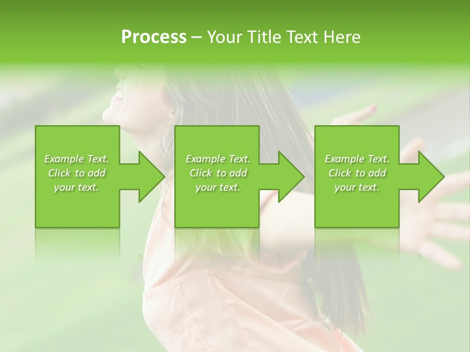 Beautiful Female Emotions PowerPoint Template