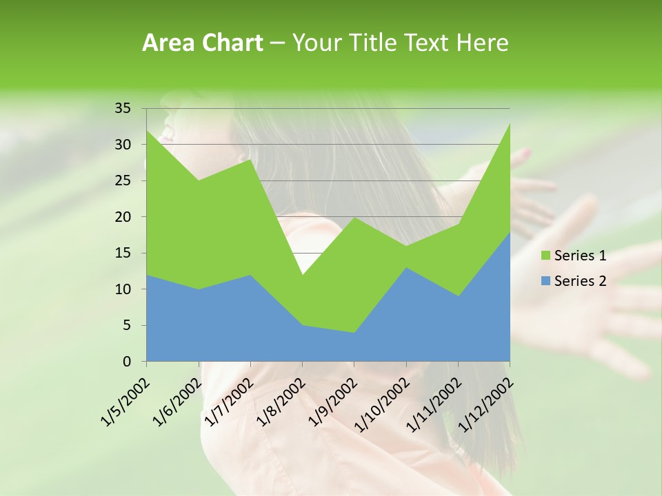 Beautiful Female Emotions PowerPoint Template