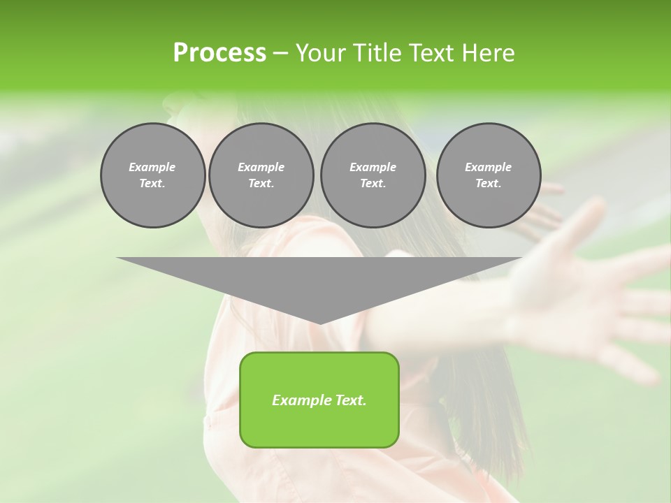 Beautiful Female Emotions PowerPoint Template