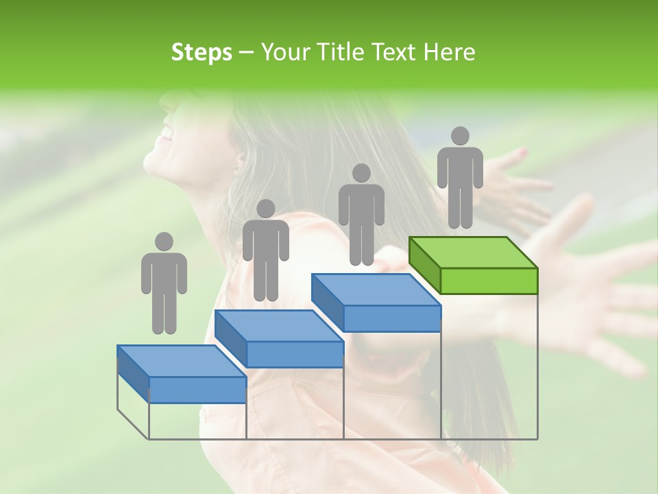 Beautiful Female Emotions PowerPoint Template