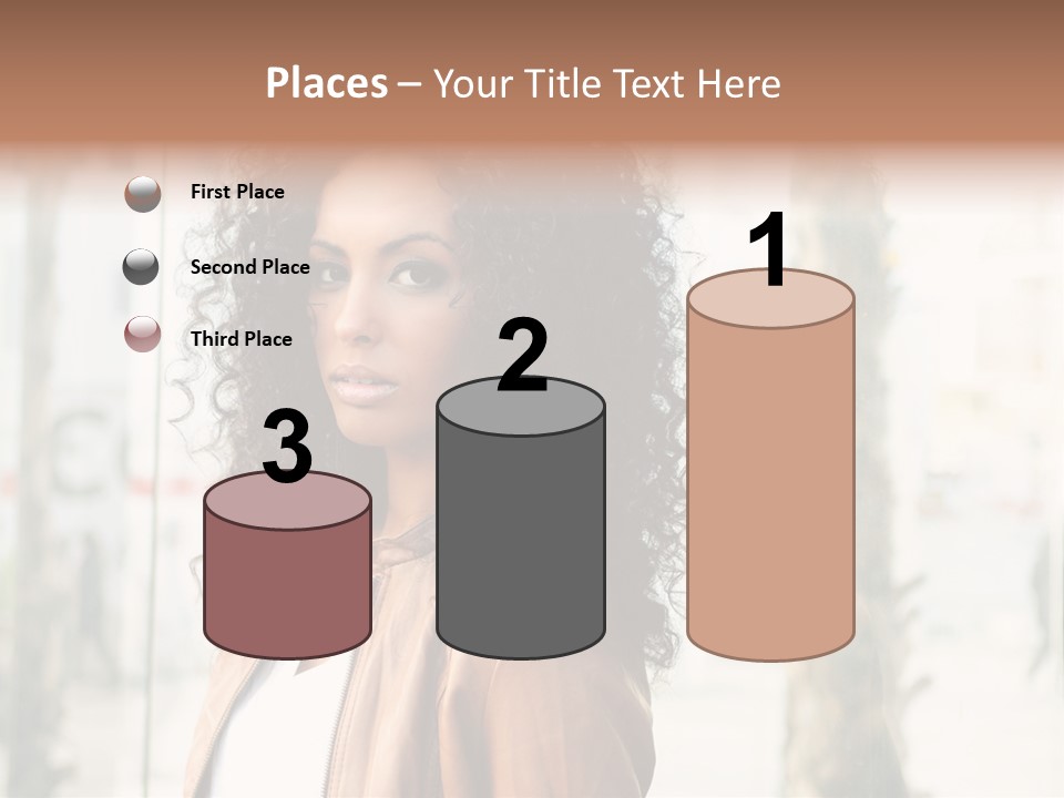 Portrait Black Ethnic PowerPoint Template