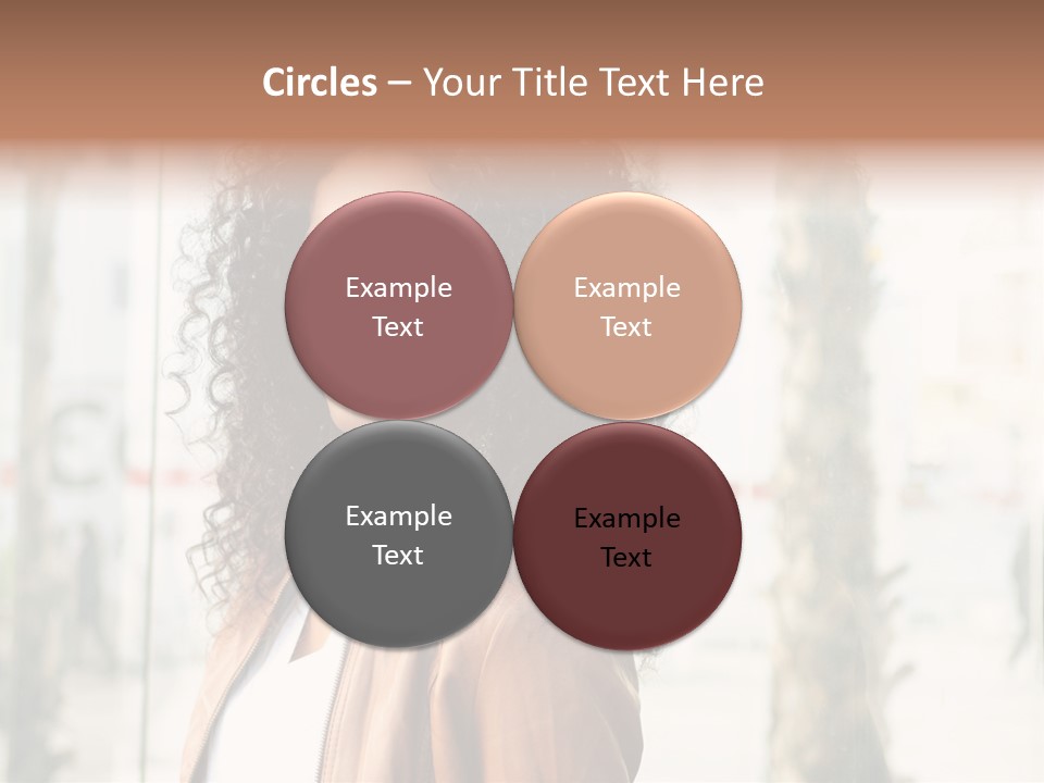 Portrait Black Ethnic PowerPoint Template