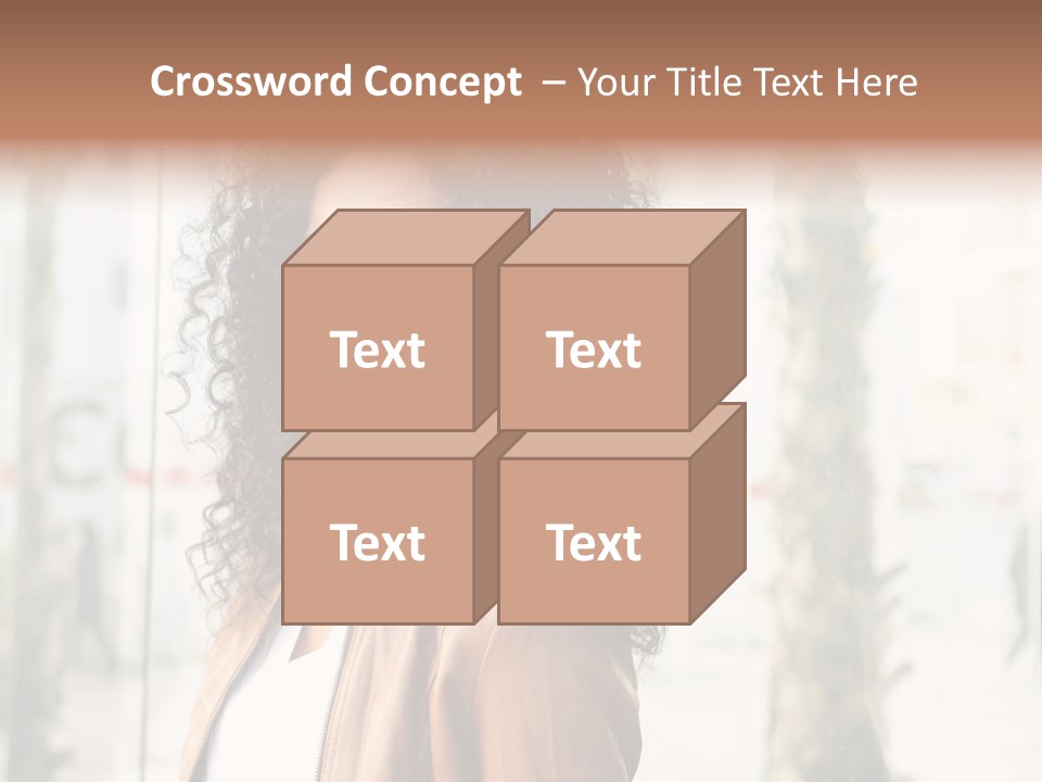 Portrait Black Ethnic PowerPoint Template