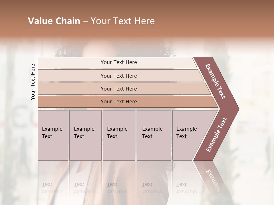 Portrait Black Ethnic PowerPoint Template