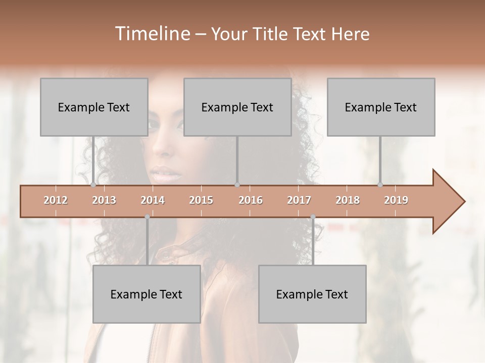 Portrait Black Ethnic PowerPoint Template