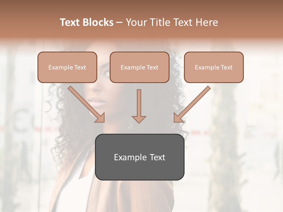 Portrait Black Ethnic PowerPoint Template