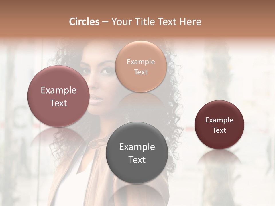 Portrait Black Ethnic PowerPoint Template