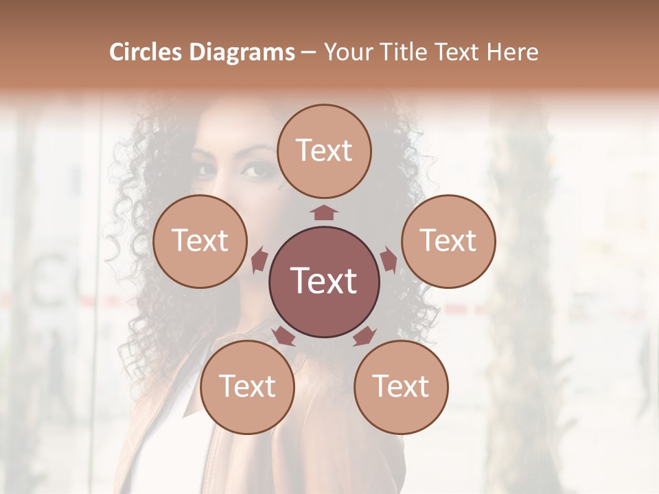 Portrait Black Ethnic PowerPoint Template