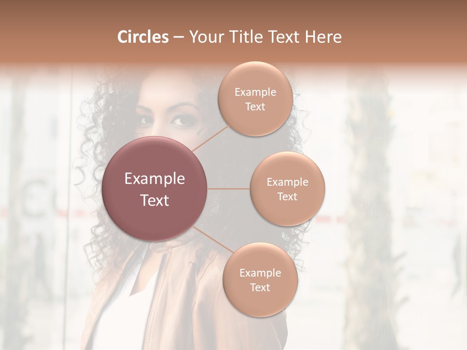 Portrait Black Ethnic PowerPoint Template