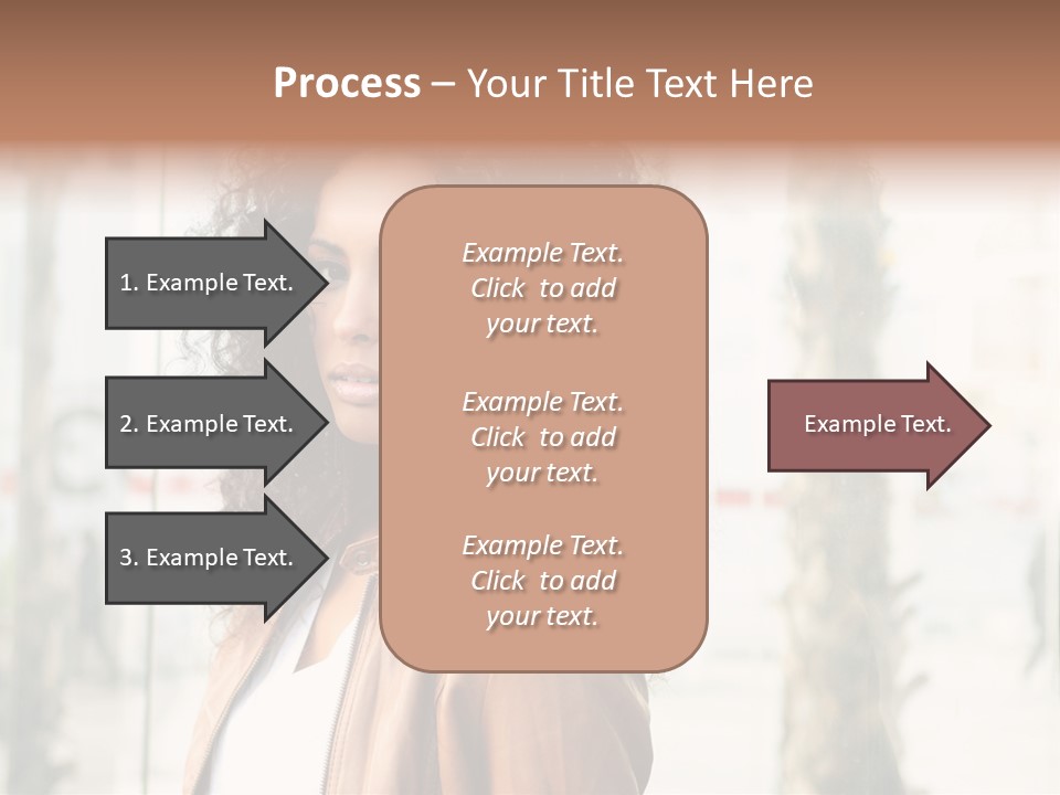 Portrait Black Ethnic PowerPoint Template