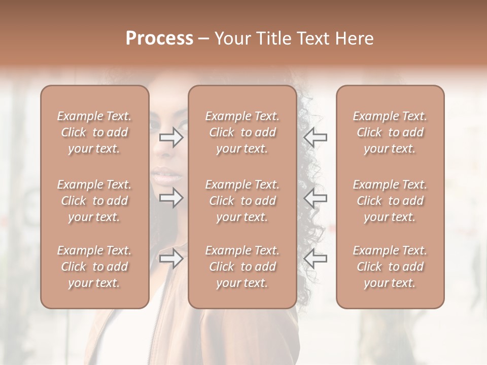 Portrait Black Ethnic PowerPoint Template