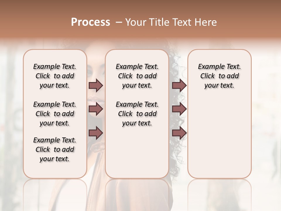 Portrait Black Ethnic PowerPoint Template