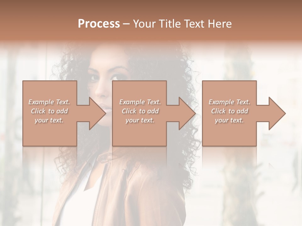 Portrait Black Ethnic PowerPoint Template