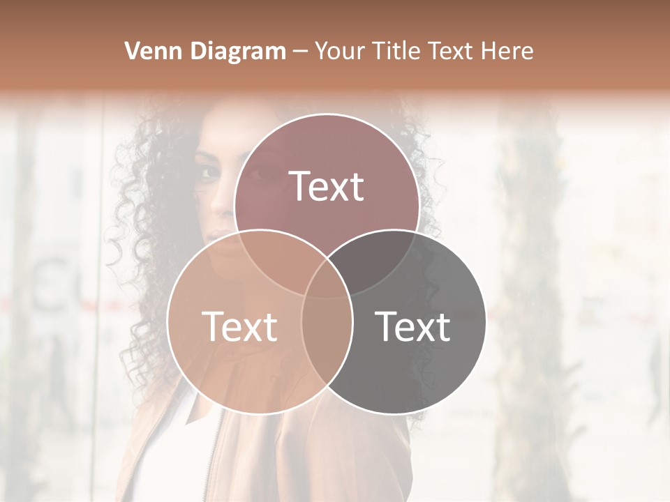 Portrait Black Ethnic PowerPoint Template