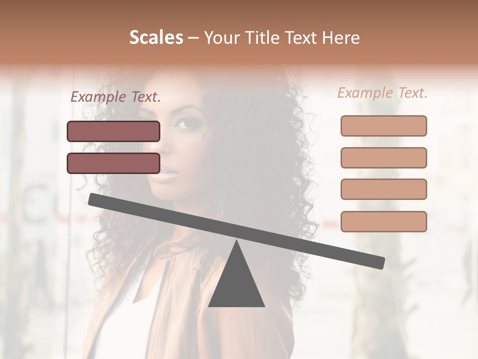 Portrait Black Ethnic PowerPoint Template