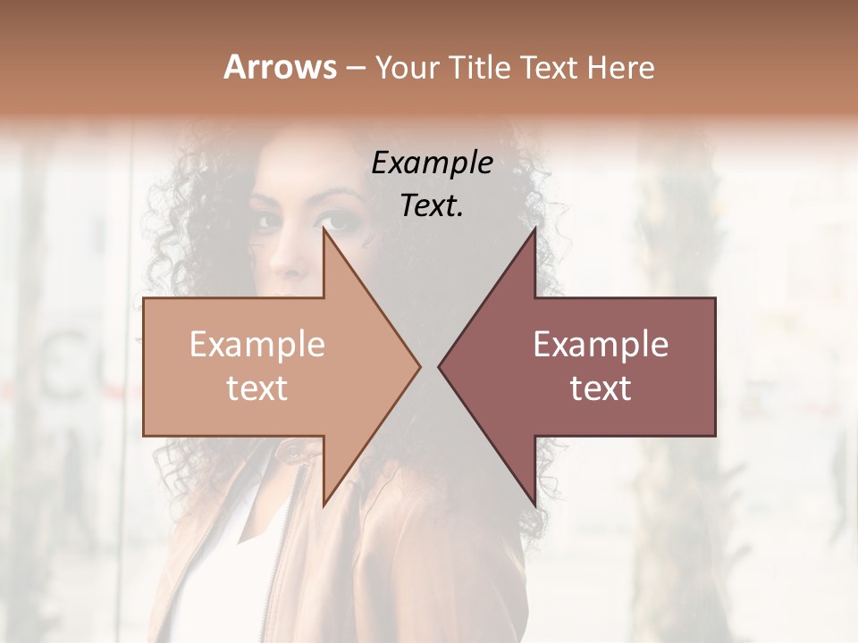 Portrait Black Ethnic PowerPoint Template