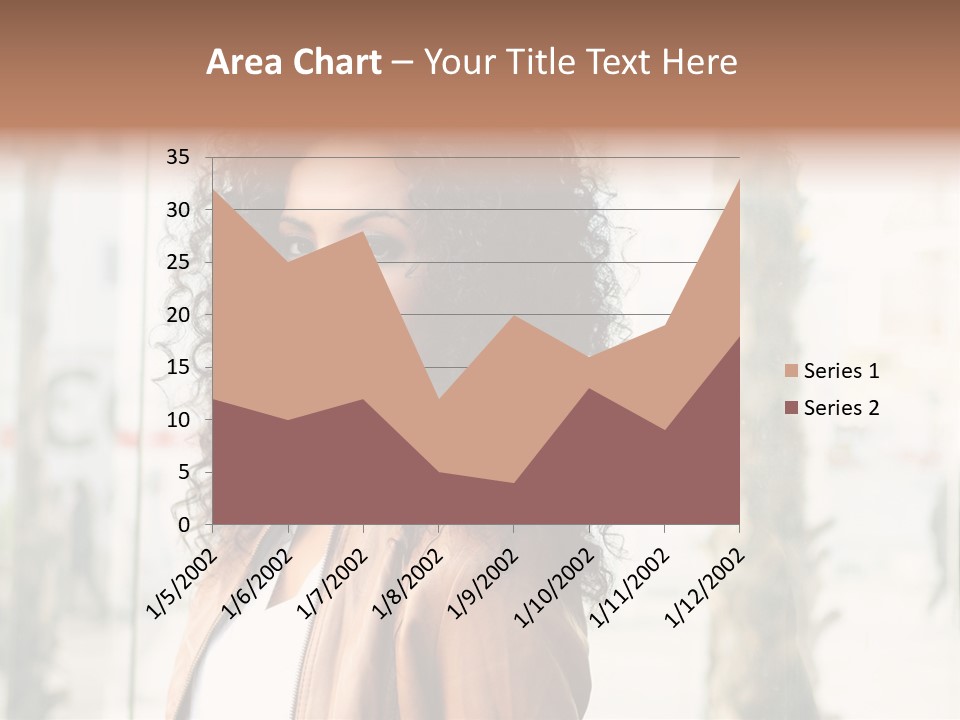 Portrait Black Ethnic PowerPoint Template
