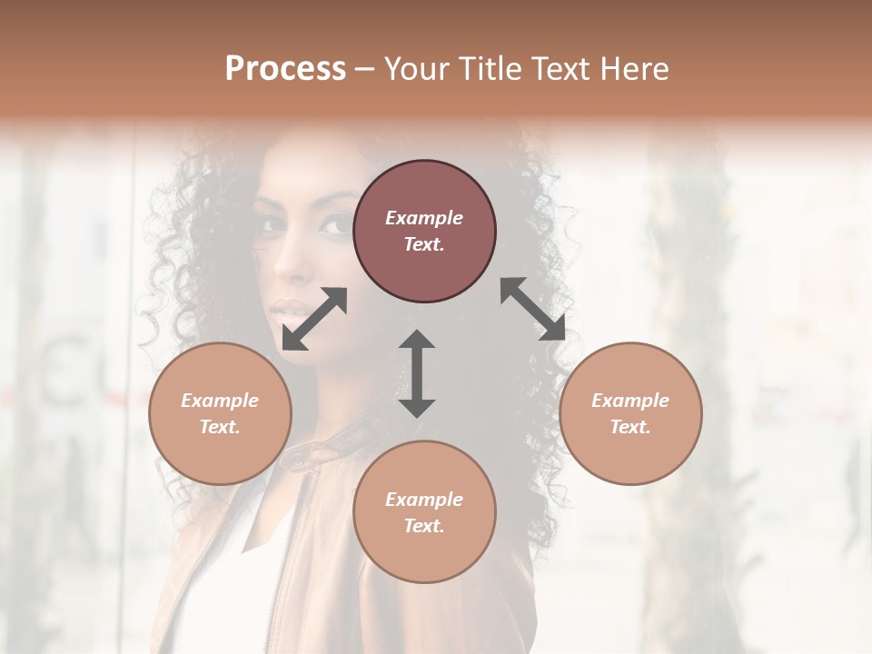 Portrait Black Ethnic PowerPoint Template