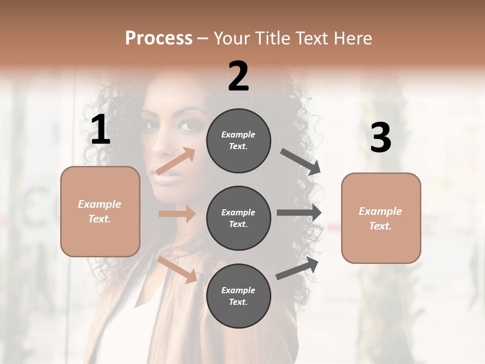 Portrait Black Ethnic PowerPoint Template