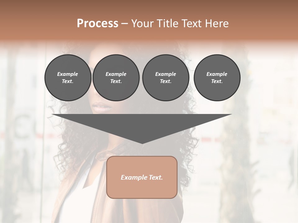 Portrait Black Ethnic PowerPoint Template