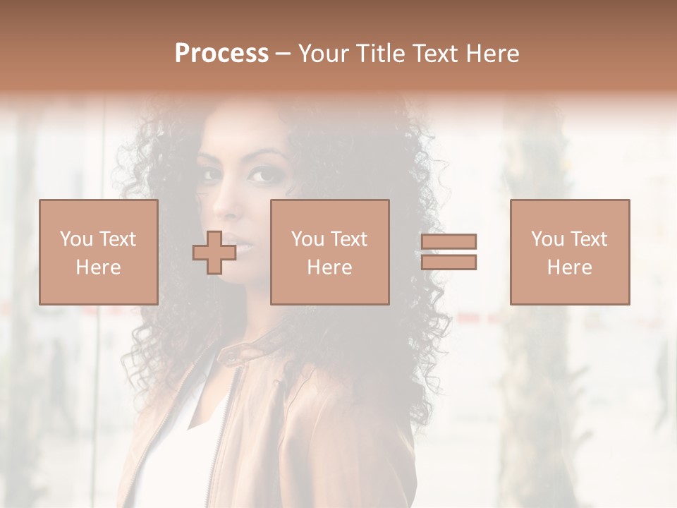 Portrait Black Ethnic PowerPoint Template