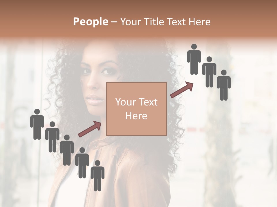 Portrait Black Ethnic PowerPoint Template