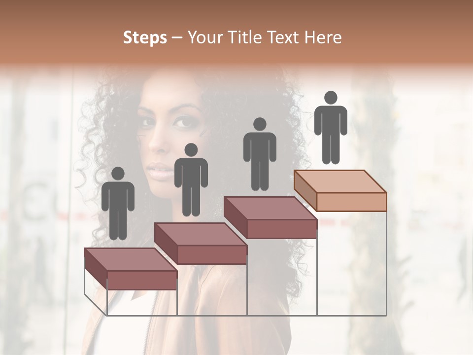 Portrait Black Ethnic PowerPoint Template