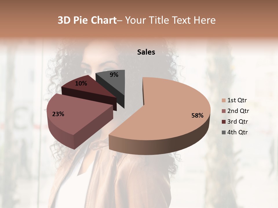 Portrait Black Ethnic PowerPoint Template