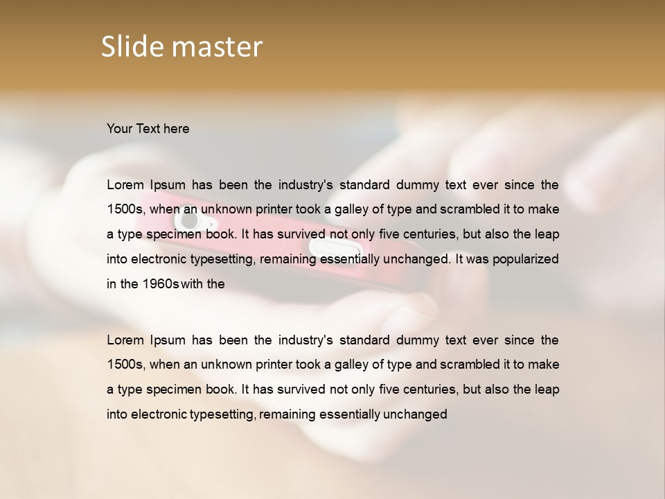 Sms Cell Cellphone PowerPoint Template
